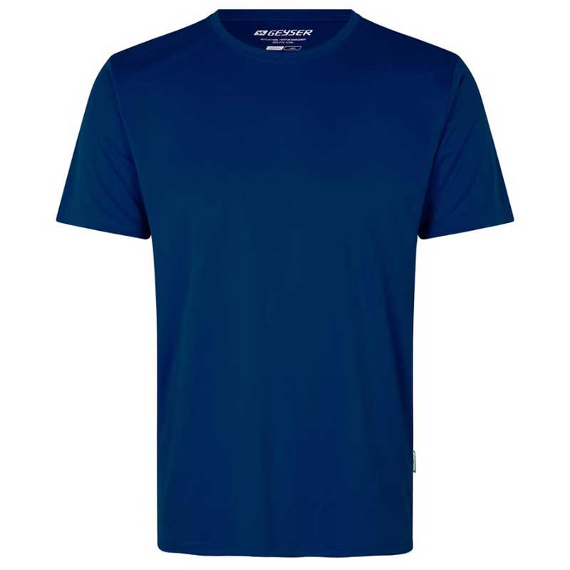 Tidls og funktionel interlock T-shirt til den aktive hverdag eller sport. Det blde komfortable materiale er svedtransporterende, ndbart og hurtigtrrende